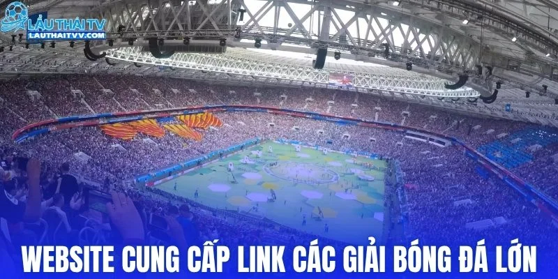 Website cung cấp link xem các giải bóng đá lớn